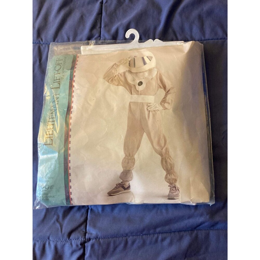 VINTAGE SPACE EXPLORER LIEUTENANT LIFT-OFF HALLOWEEN COSTUME 1988 CHILD LARGE
